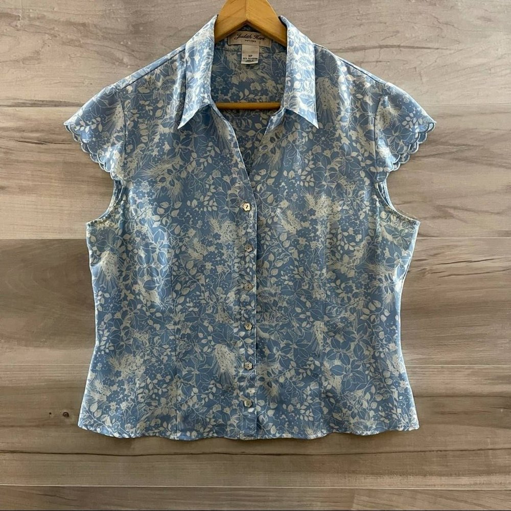 Vintage Judith Hart Floral Button Down